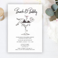 Fête des mariées de champagne rose brunch et bulle