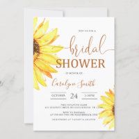 Fête des mariées de champs de tournesol carré