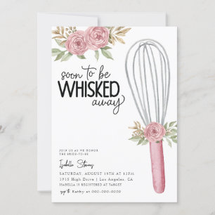 Invitation Fête des mariées de cuisson Whisking Away