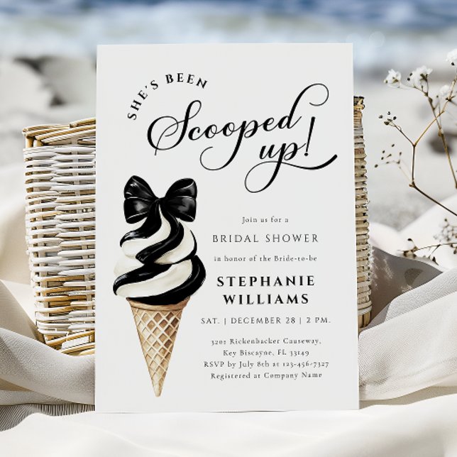 Invitation Fête des mariées de glace moderne (Créateur téléchargé)