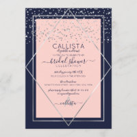 Fête des mariées de la frontière Marine Pink Silve