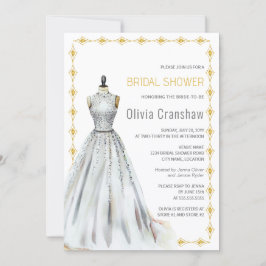 Invitation Fête des mariées de Mariage Crystal Look