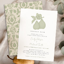 Fête des mariées de poire parfaite | Sage Green Da