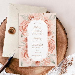 Invitation Fête des mariées de Rose