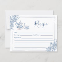 Fête des mariées de thé Blue Victorian Garden Rece