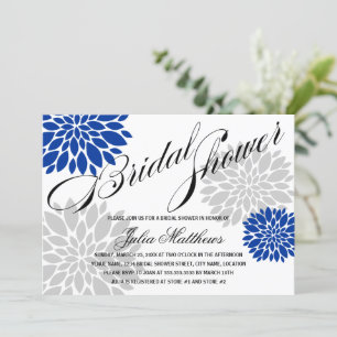Invitation Fête des mariées d'éclatement de la fleur royale b