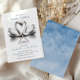 Invitation Fête des mariées des couples Inséparables de coeur