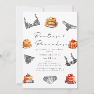 Invitation Fête des mariées des culottes et des crêpes d'aqua