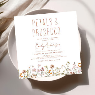 Invitation Fête des mariées des pétales et des procureurs fle