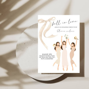 Invitation Fête des mariées élégante - Bonne mariée et bonne 