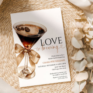 Invitation Fête des mariées Espresso Martini