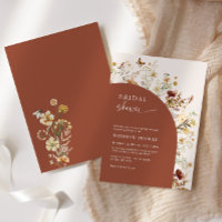 Fête des mariées Fleur sauvage Arch en terre cuite