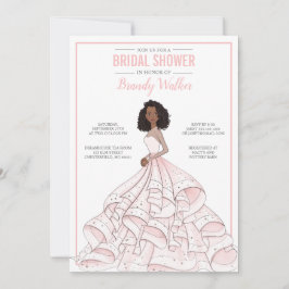 Invitation Fête des mariées Glam Bride modifiable