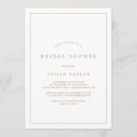 Fête des mariées minimaliste de typographie or