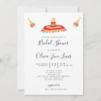 Fête des mariées moderne unique Fiesta Sombrero