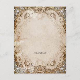 Invitation Fête des mariées Ornate Fairytale Story