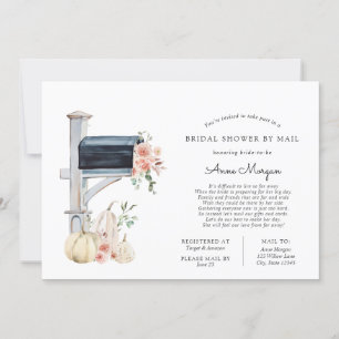 Invitation Fête des mariées par boîte aux lettres Citrouille