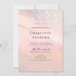 Invitation Fête des mariées Parties scintillant tendance