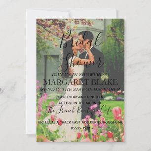 Invitation Fête des mariées Photo Engagement Partie Invitatio