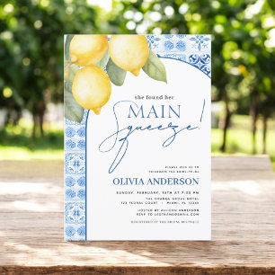 Invitation Fête des mariées principale de Squeeze au citron m