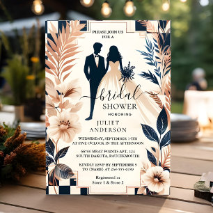 Invitation Fête des mariées Retro Studio Creative Illustrée