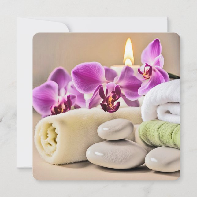 Invitation Fête des mariées spa (Devant)