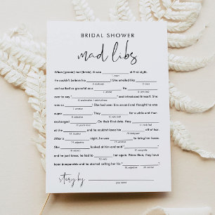 Invitation FÊTE DES MARIÉES STELLA Libs, Remplir dans le jeu 