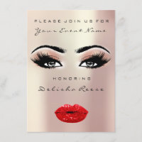 Fête des mariées Sweet 16e Rose de maquillage à lè