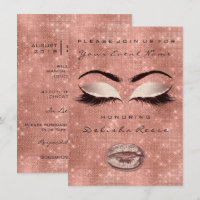 Fête des mariées Sweet 16e Rose Gold Parties scint