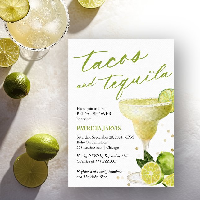 Invitation Fête des mariées Tacos Et Tequila (Créateur téléchargé)