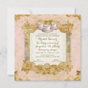 Invitation Fête des mariées Thé du Palais Royal de Versailles