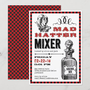 Invitation Fête des Mixtes de la haine sur le blanc