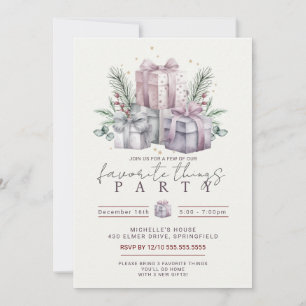 Invitation fête des Objets Préférés 