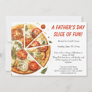 Invitation Fête des Pères - Dîner de famille modifiable