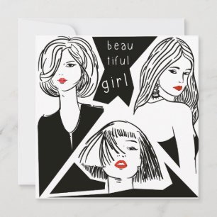 Invitation Fête des Pères, Fête des Mères, Saint-Valentin, Re