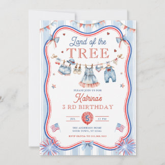 Invitation Fête des trois filles 3e anniversaire