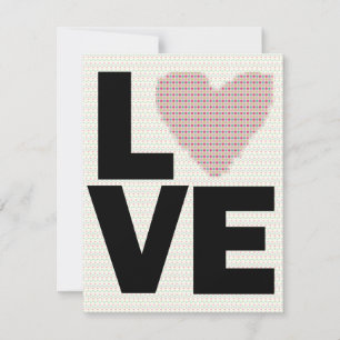 Invitation Fête des Valentines d'Amour Rétro