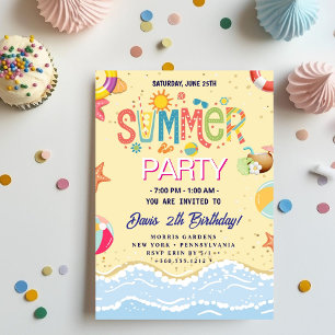 Invitation Fête d'été