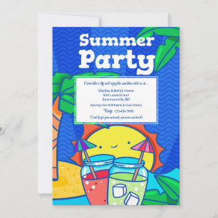 Invitation Fête d'été