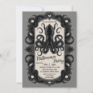 Invitation Fête d'Halloween