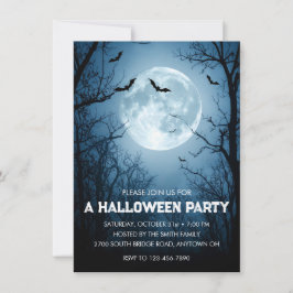 Invitation Fête d'Halloween