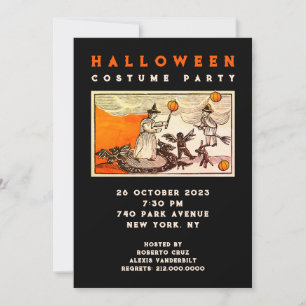 Invitation Fête d'Halloween