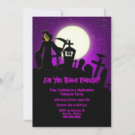 Invitation Fête d'Halloween