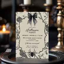 Fête d'Halloween gothique vintage