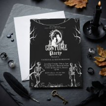 Fête d'Halloween pour adultes squelette gothique v