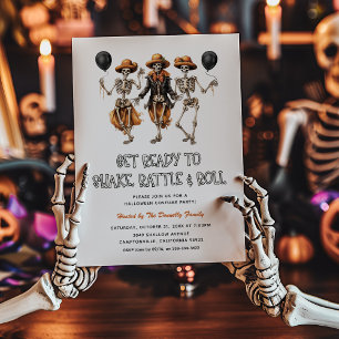 Invitation Fête d'Halloween Rattle & Roll