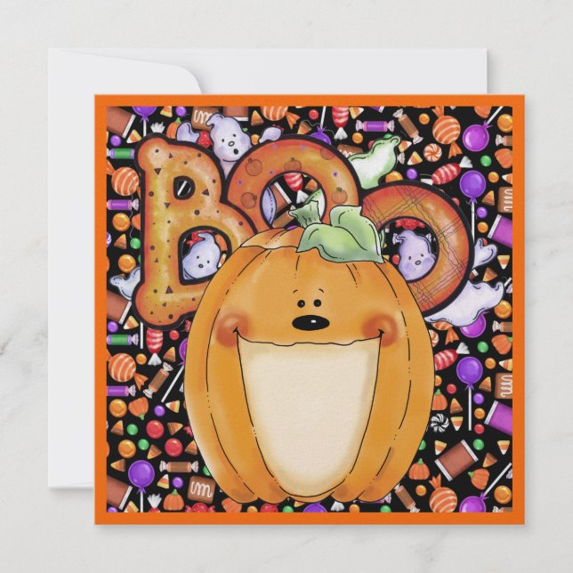 Invitation Fête d'Halloween - SRF (Devant)