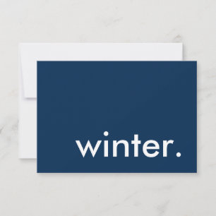 Invitation fête d'hiver