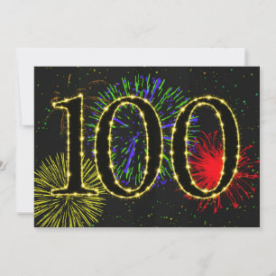 Invitation Fête du 100e anniversaire