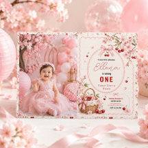 Fête du 1er anniversaire de la petite fille Fleur